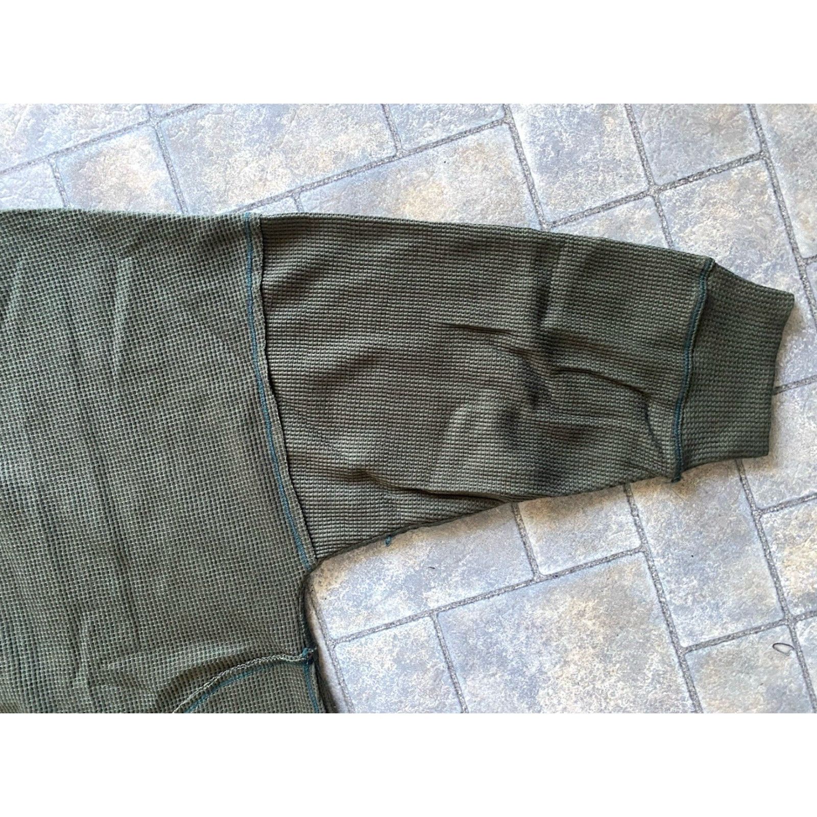 Free People Free People Intimately Womens Thermal Hoodie SMALL Dark Green Deep V Early Night Size S / US 4 / IT 40 - 6 Thumbnail