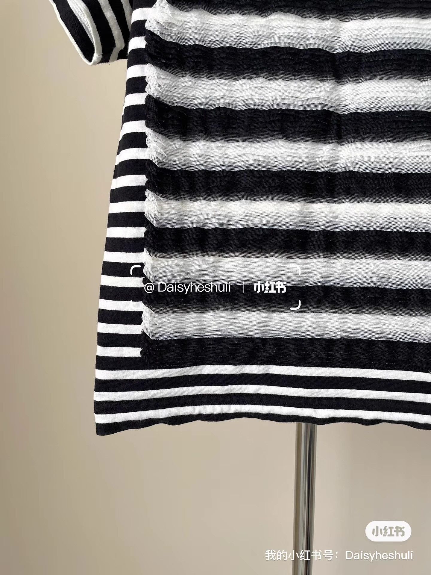 Comme des Garcons Comme des Garçons CDG Noir Striped Short-Sleeve T-shirt Ｑ24 Size XS / US 0-2 / IT 36-38 - 2 Thumbnail