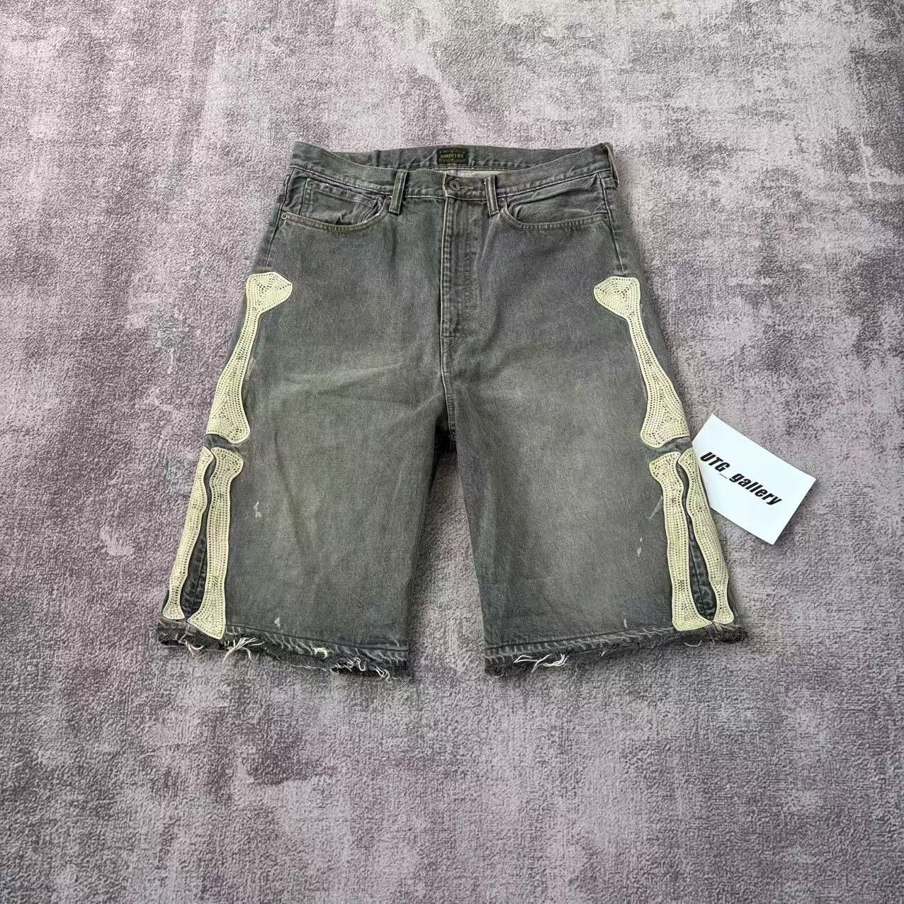 Kapital Kapital Bone Denim Shorts Size US 36 / EU 52 - 1 Thumbnail