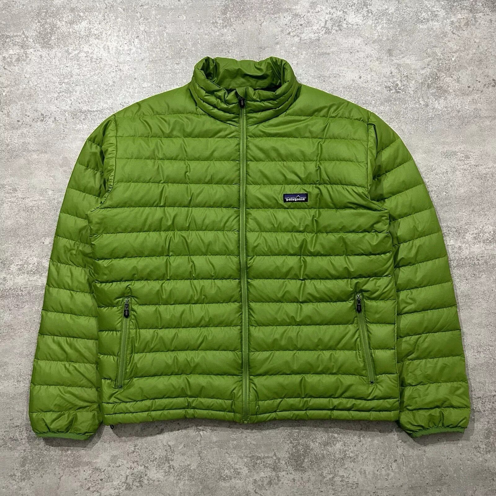 Patagonia Vintage PATAGONIA DOWN SWEATER JACKET PEPPERGRASS GREEN MEN S SIZE L Grailed