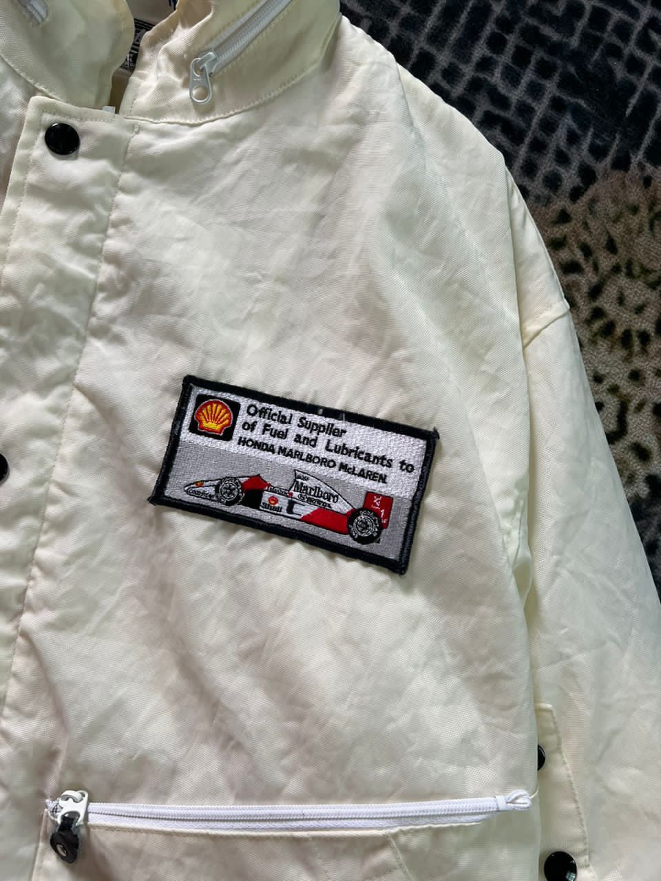 Other Vintage Shell McLaren Formula 1 Bomber Jacket Size US M / EU 48-50 / 2 - 8 Thumbnail