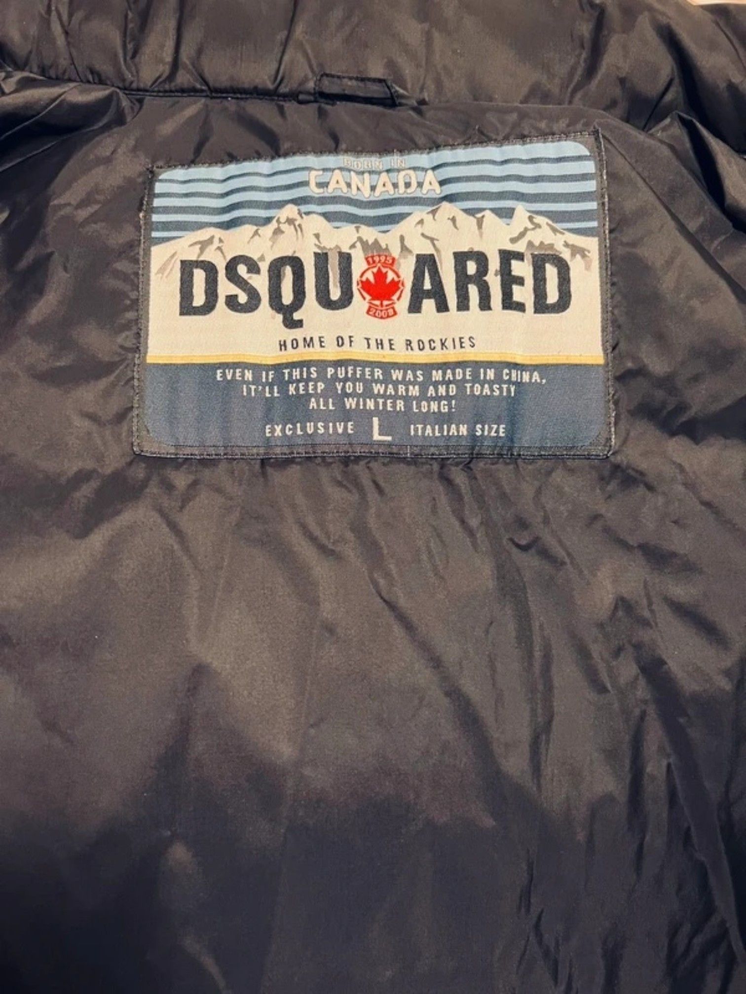 Dsquared2 Dsquared² "Home of the Rockies" Puffer Jacket w Hidden Hood Size US L / EU 52-54 / 3 - 4 Thumbnail