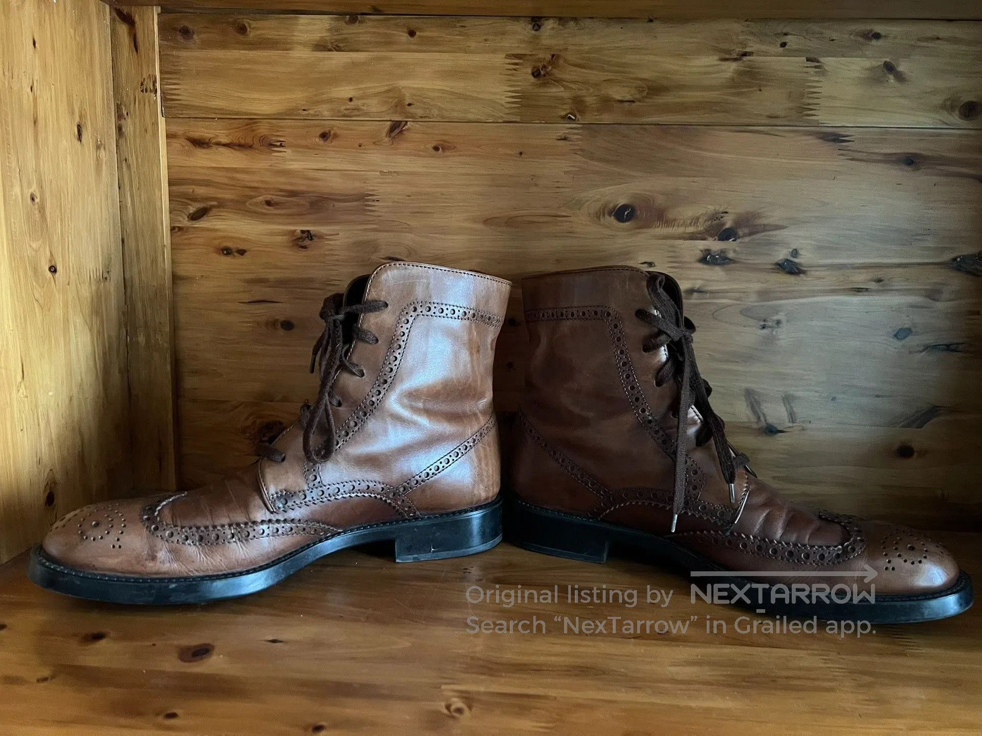 Tod's TOD'S Carved Leather Boots. Size US 8 / EU 41 - 5 Thumbnail