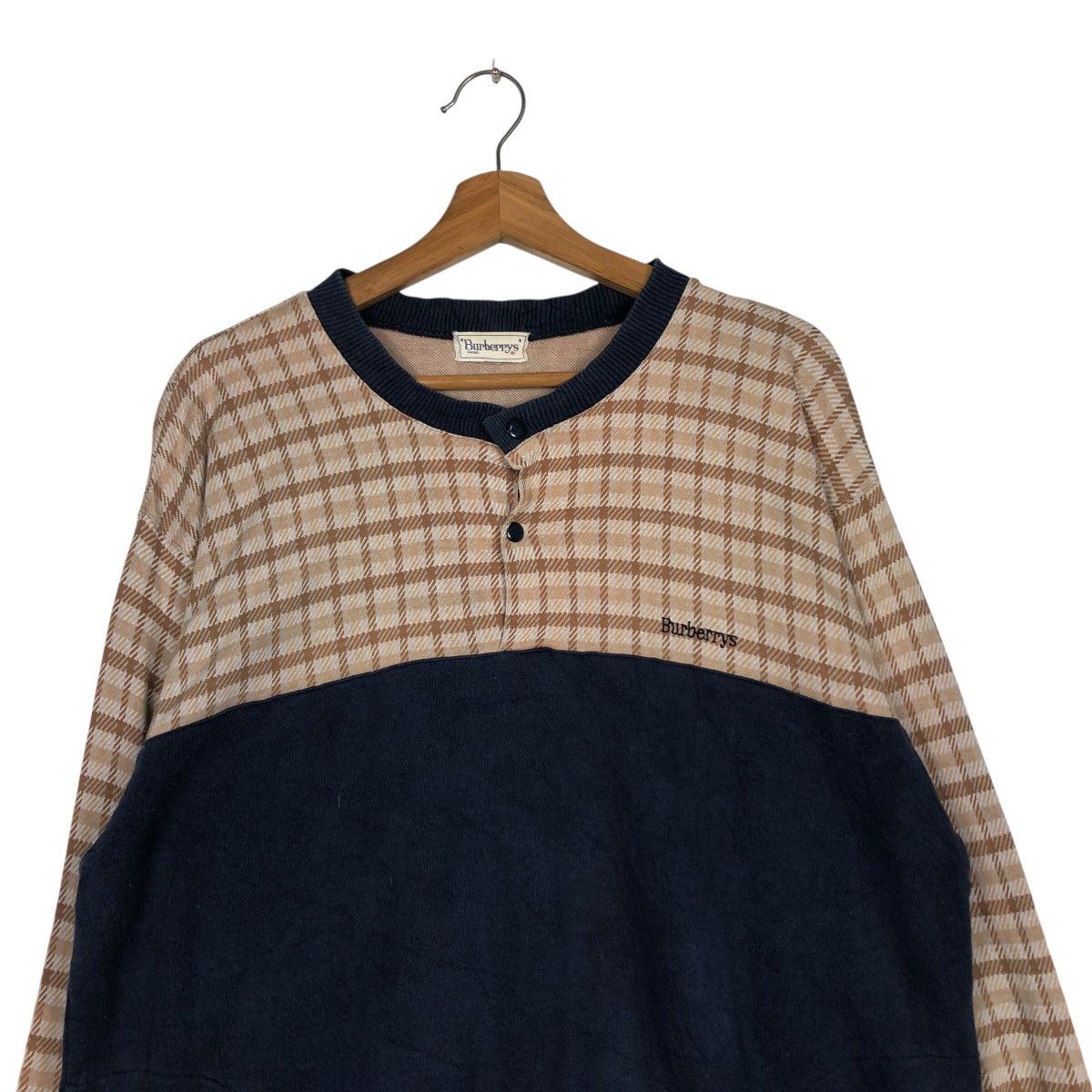 Burberry 📌Vintage Sweatshirt Burberrys Nova Check Pull Over Size US M / EU 48-50 / 2 - 3 Thumbnail