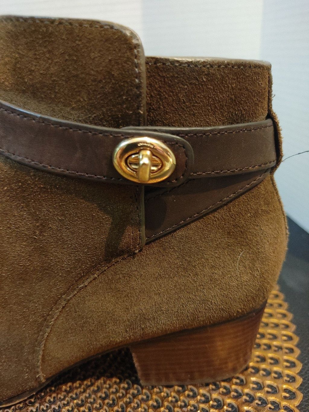 Coach Coach Patricia suede ankle booties size 9.5 B Size US 9.5 / IT 39.5 - 3 Thumbnail