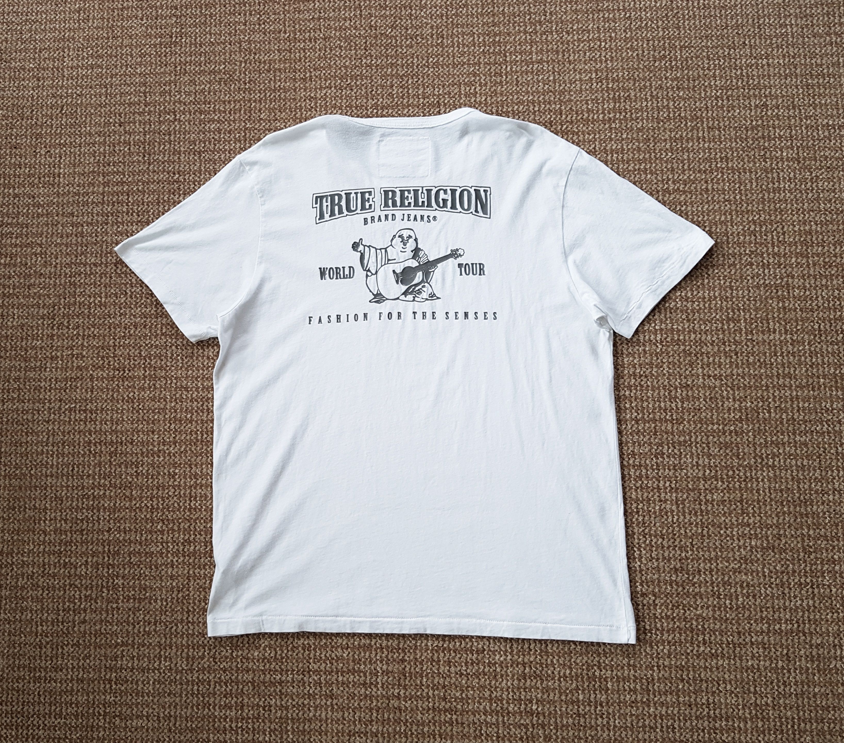 True Religion True Religion Big Logo Buddha Short Sleeve Tee T Shirt XXL Size US XXL / EU 58 / 5 - 2 Thumbnail