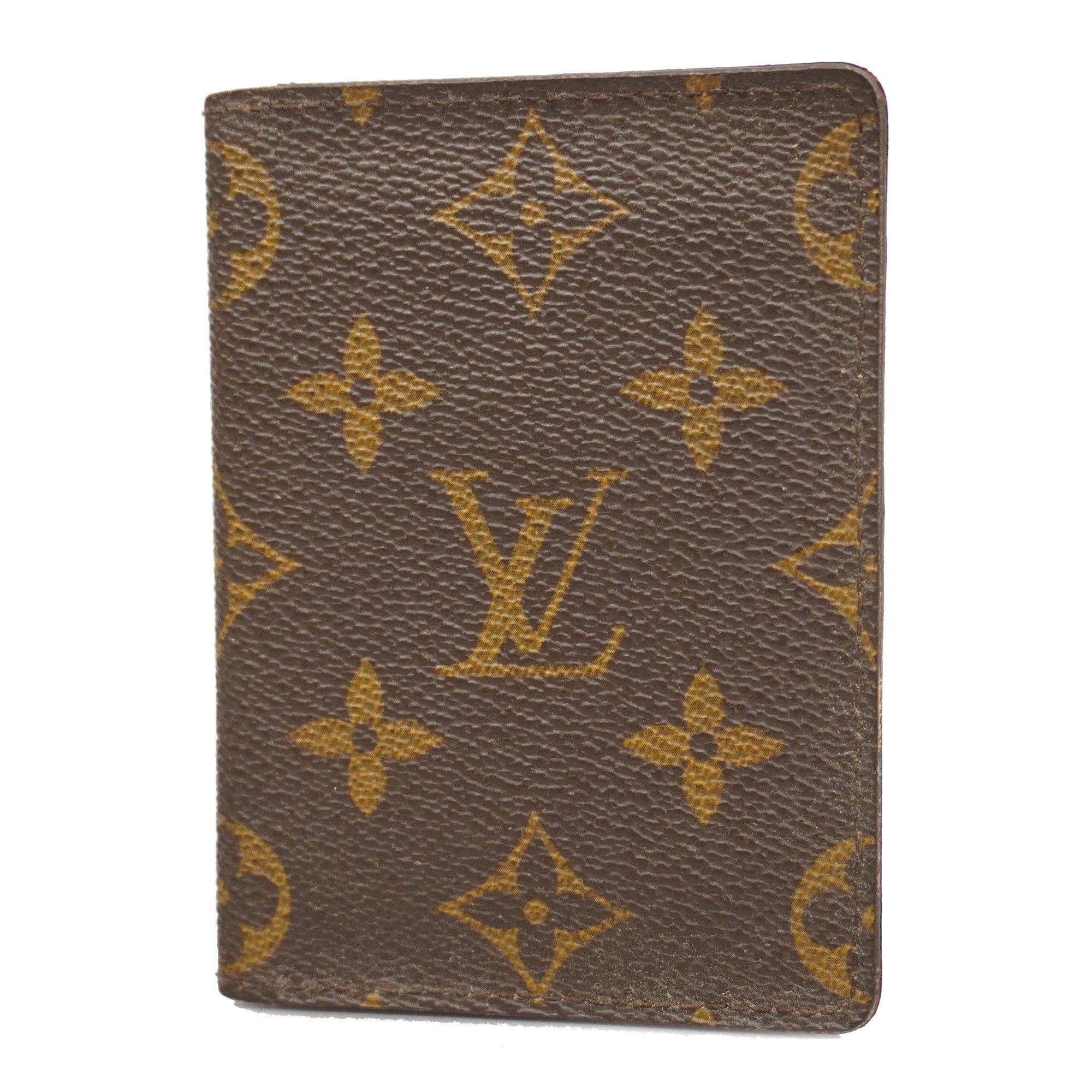 LOUIS VUITTON Monogram Macassar Organizer de Poche Bifold Card