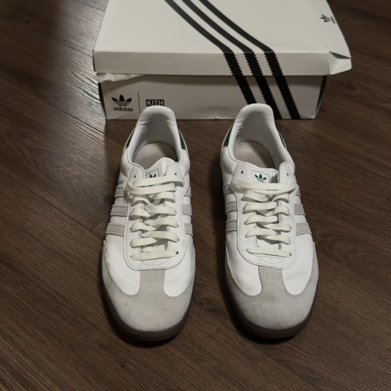 Adidas × Kith Adidas x Kith Sambas white Size US 13 / EU 46 - 4 Thumbnail