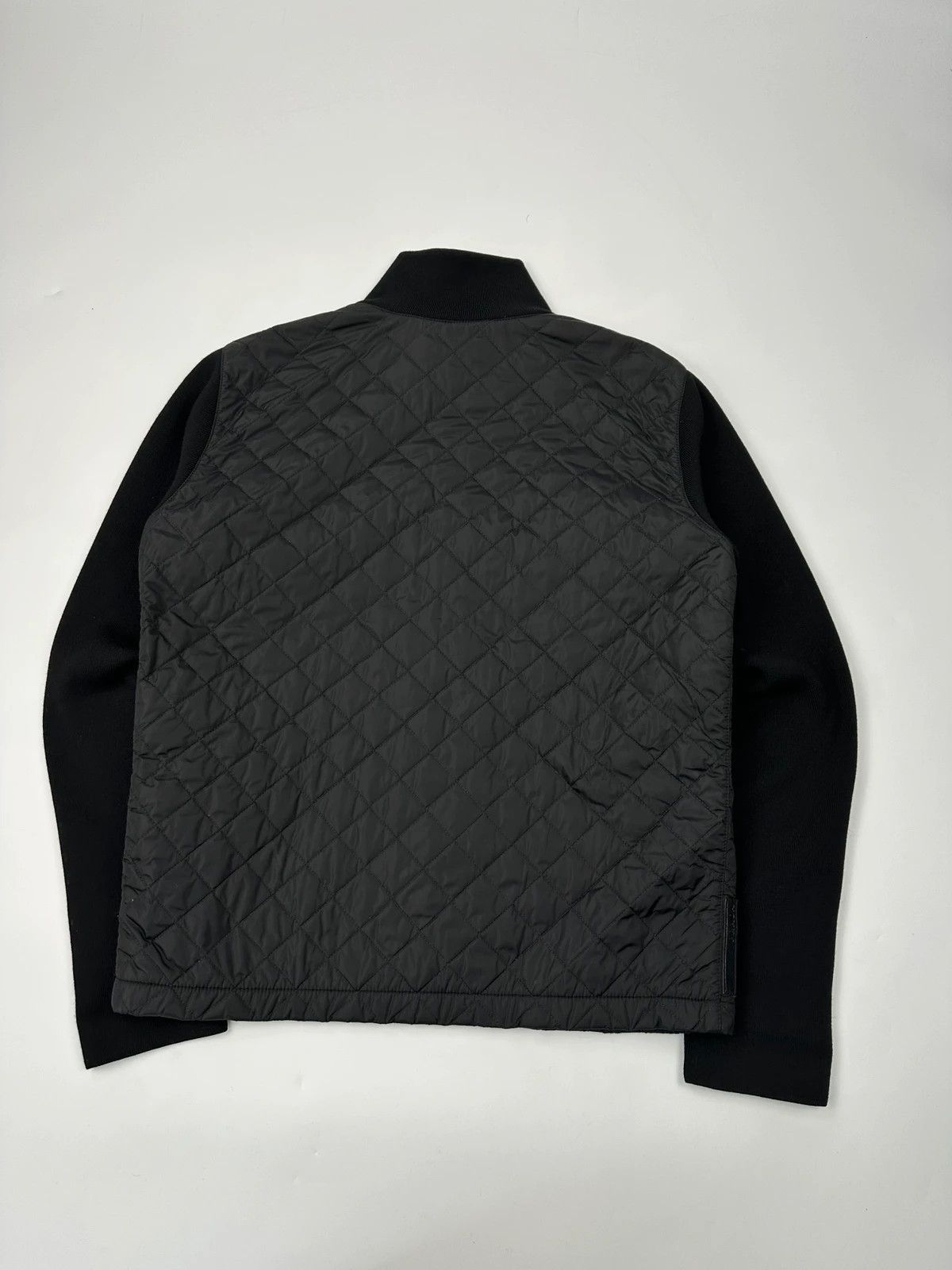 Prada Prada Sport FW01-05 Black Hybrid Wool & Nylon Padded Jacket Size US M / EU 48-50 / 2 - 5 Thumbnail