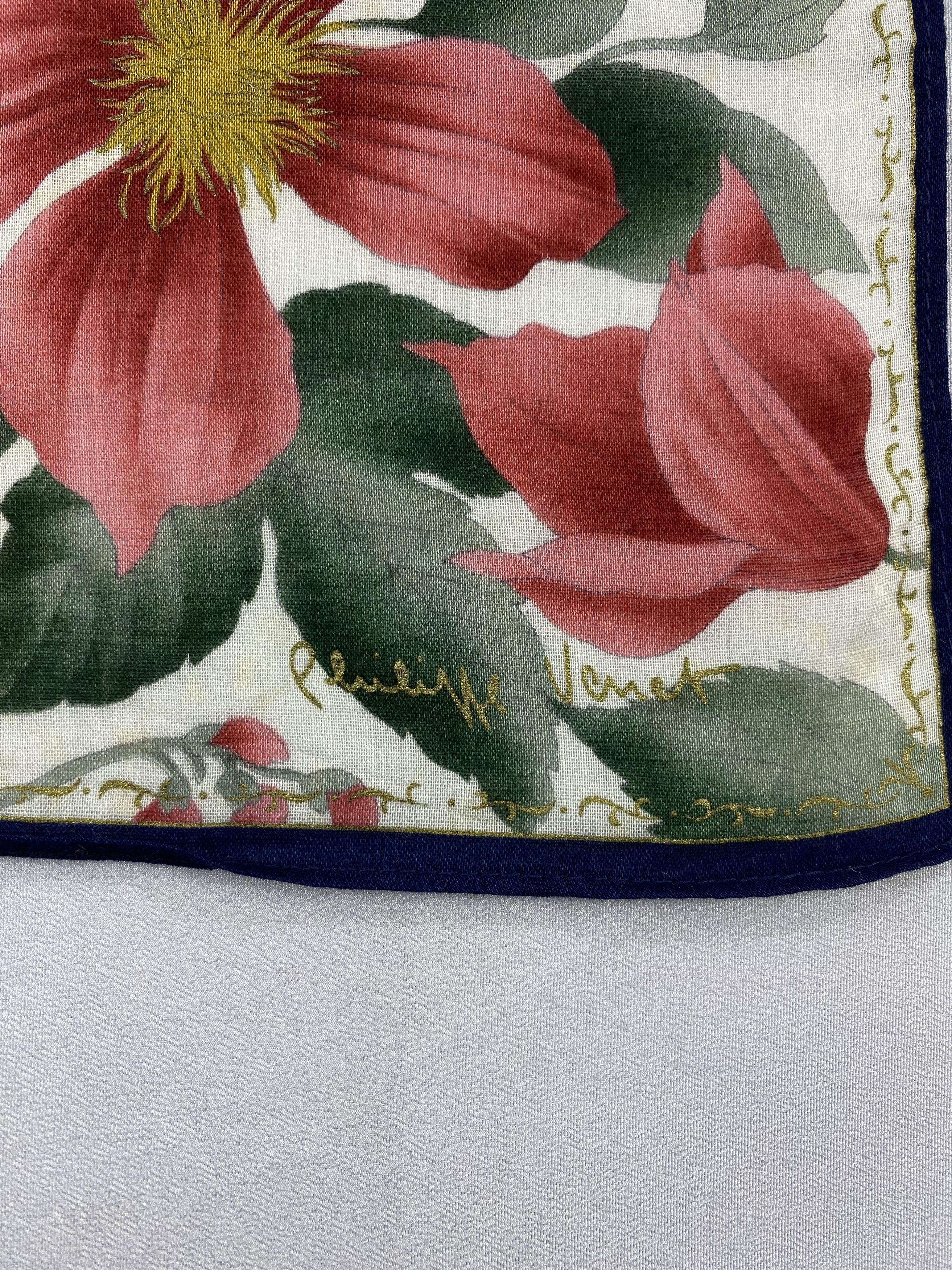 Vintage Philippe Venet Handkerchief / Bandana / Neckerchief Size ONE SIZE - 5 Thumbnail
