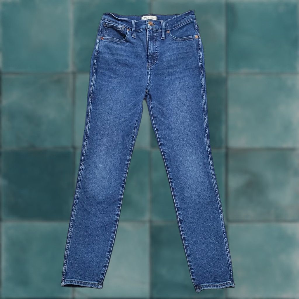 Madewell VINTAGE Madewell Jeans Women 27P Blue Med Wash 10" High Rise Skinny Short Inseam Women Jeans 27P Blue Med Wash 10" High Rise Skinny Short Inseam Size 26" / US 2 / IT 38 - 1 Thumbnail
