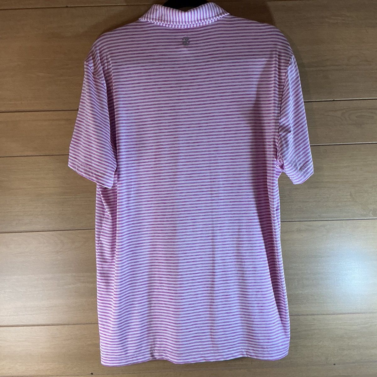 Izod Izod Pink Striped Polo Shirt men’s medium golf with stretch Size US M / EU 48-50 / 2 - 2 Thumbnail