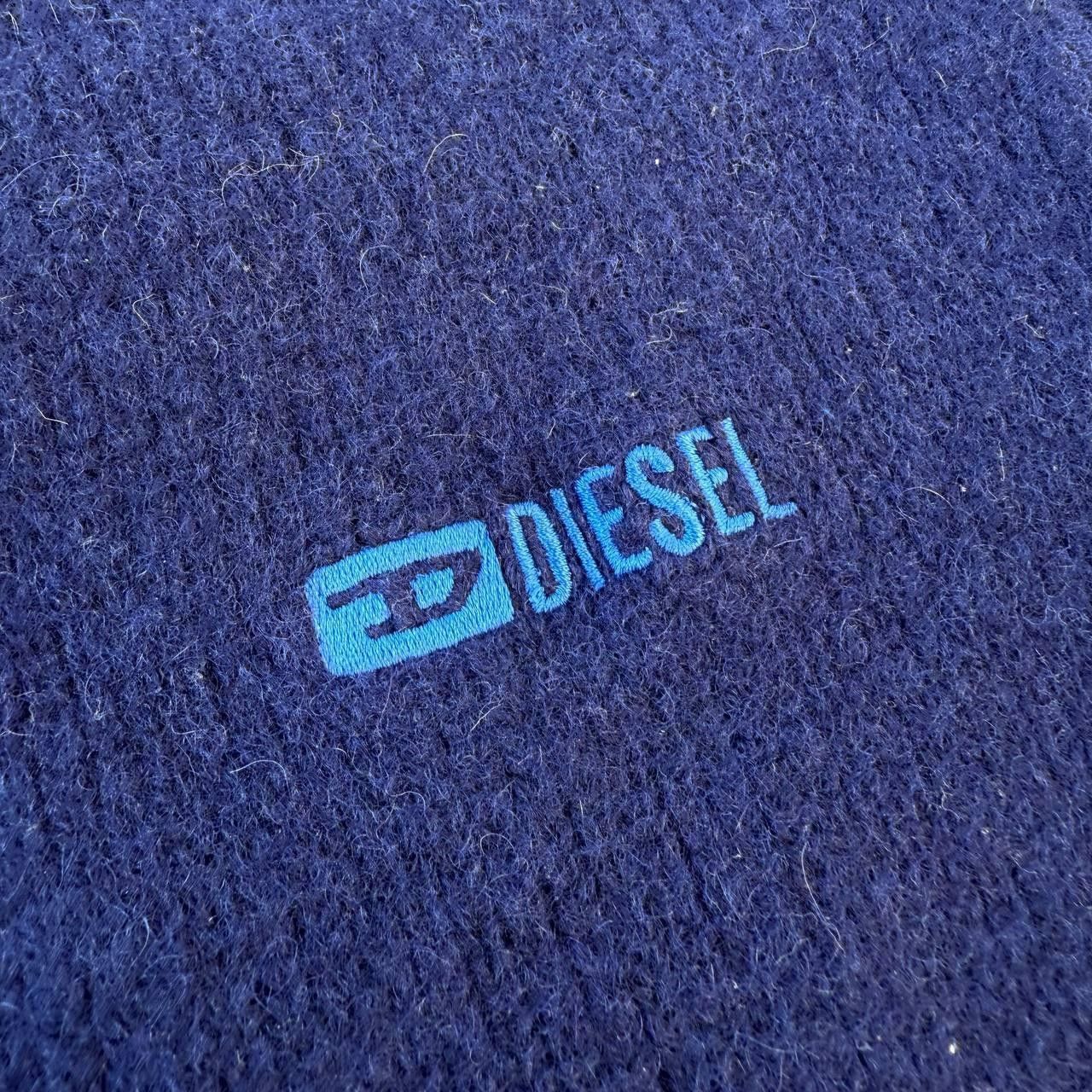 Diesel Diesel Vintage 90s Wool Sweater Jumper Navy Blue Embroidered Size US M / EU 48-50 / 2 - 5 Thumbnail