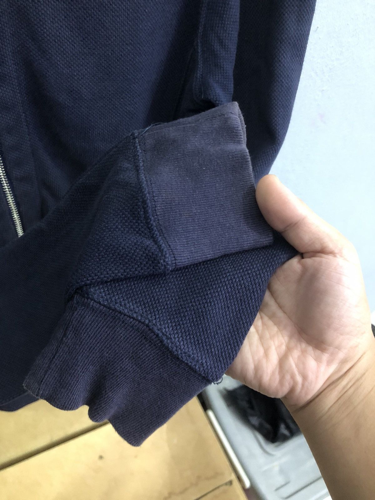 Zara Zara Man Basic Navy Zip Hoodie Basic Collection Size US M / EU 48-50 / 2 - 5 Thumbnail
