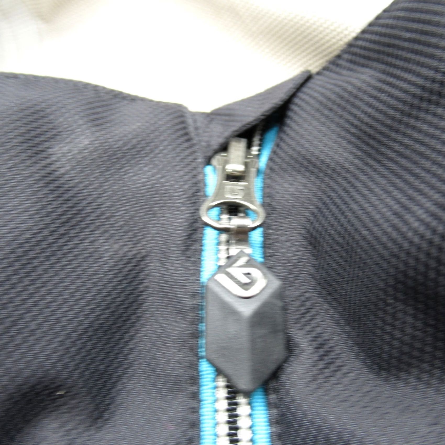 Burton Burton Gleam Jacket Womens Large Black Teal Hooded 2.5L Waterproof Lightweight Size L / US 10 / IT 46 - 3 Thumbnail