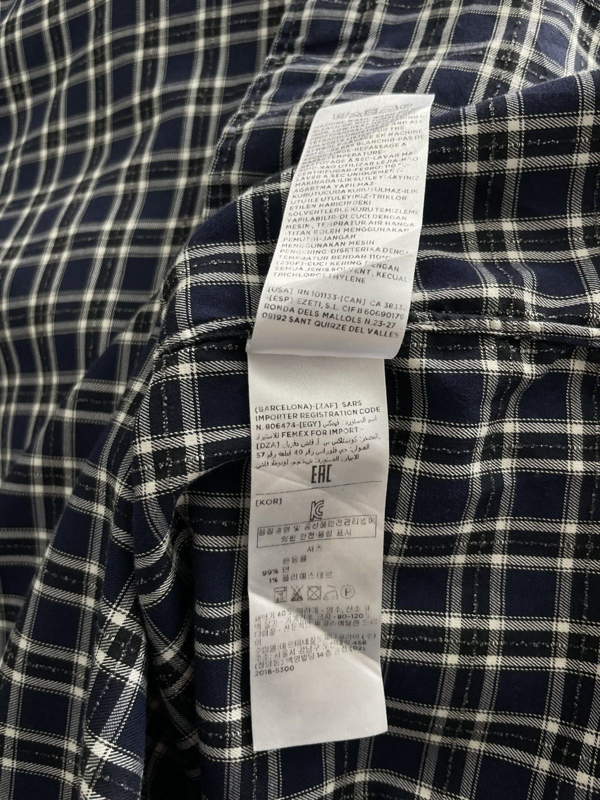 Z Zegna Z Zegna Flanel Shirt Button Up Long Sleeve Luxury RARE Size US M / EU 48-50 / 2 - 8 Thumbnail