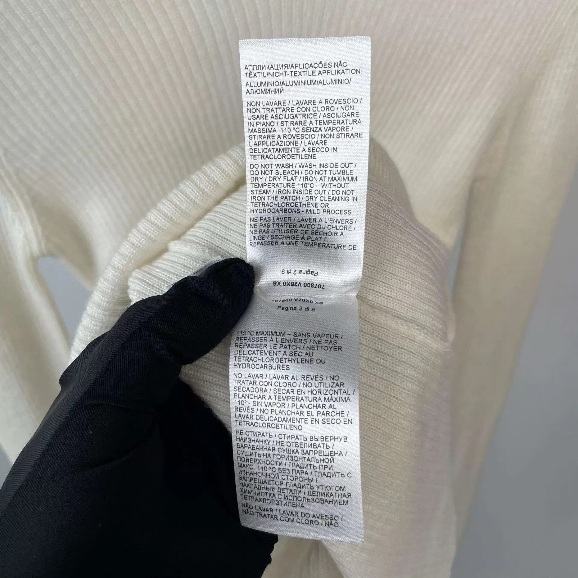 Bottega Veneta BV white A knit pullover sweater no accessories Size XS / US 0-2 / IT 36-38 - 6 Thumbnail