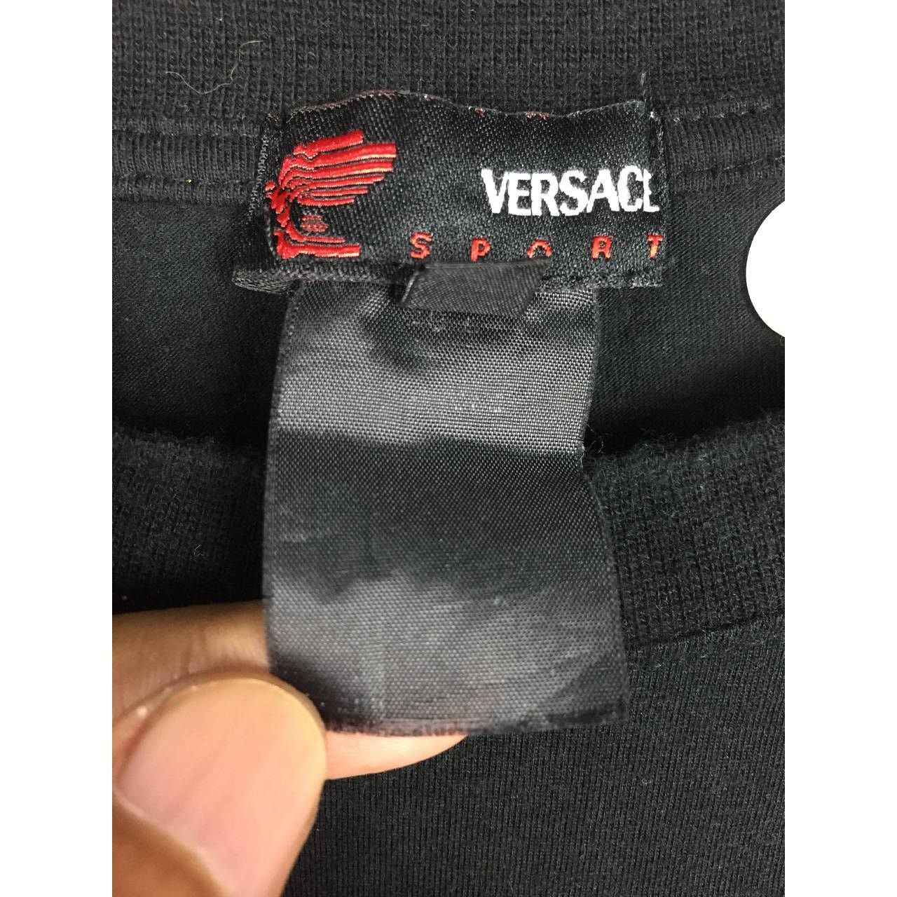 Designer × Versace × Vintage Vtg Versace Sport Medusa Small Logo Casual Luxury Tee Size US M / EU 48-50 / 2 - 7 Thumbnail