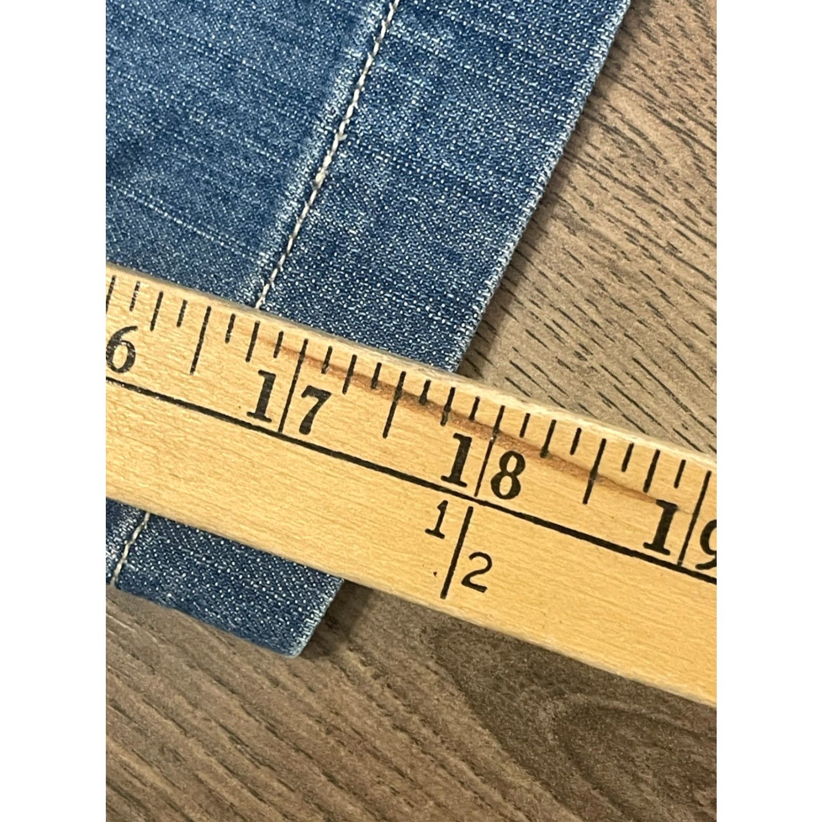 Vintage Northcrest Jeans Women's 12 Blue Denim Capri Pockets Regular Inseam 18 Vintage No Size 34" / US 12 / IT 48 - 5 Thumbnail