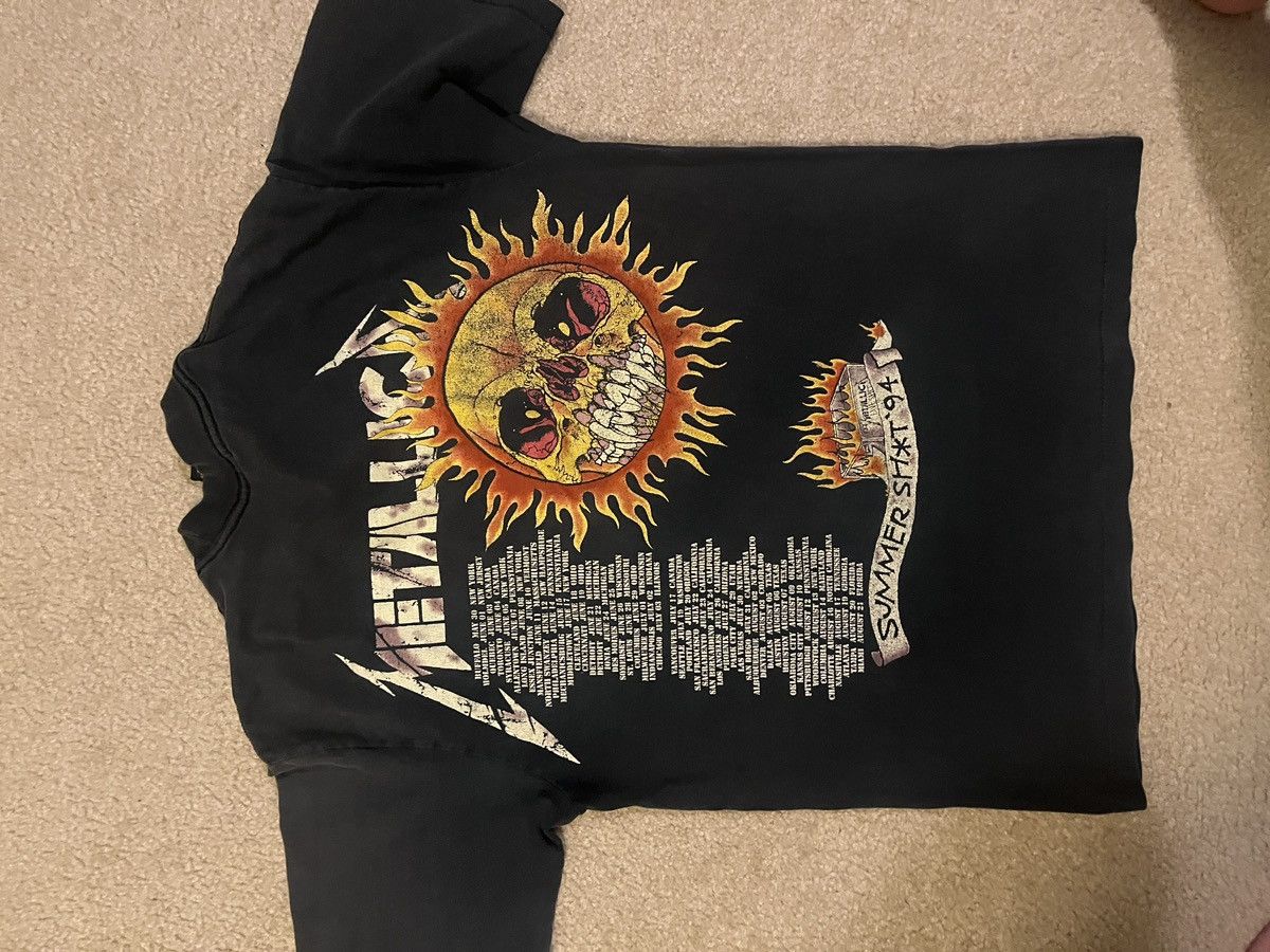 Vintage Metallica Summer Tour 94 T-Shirt Size US L / EU 52-54 / 3 - 2 Thumbnail