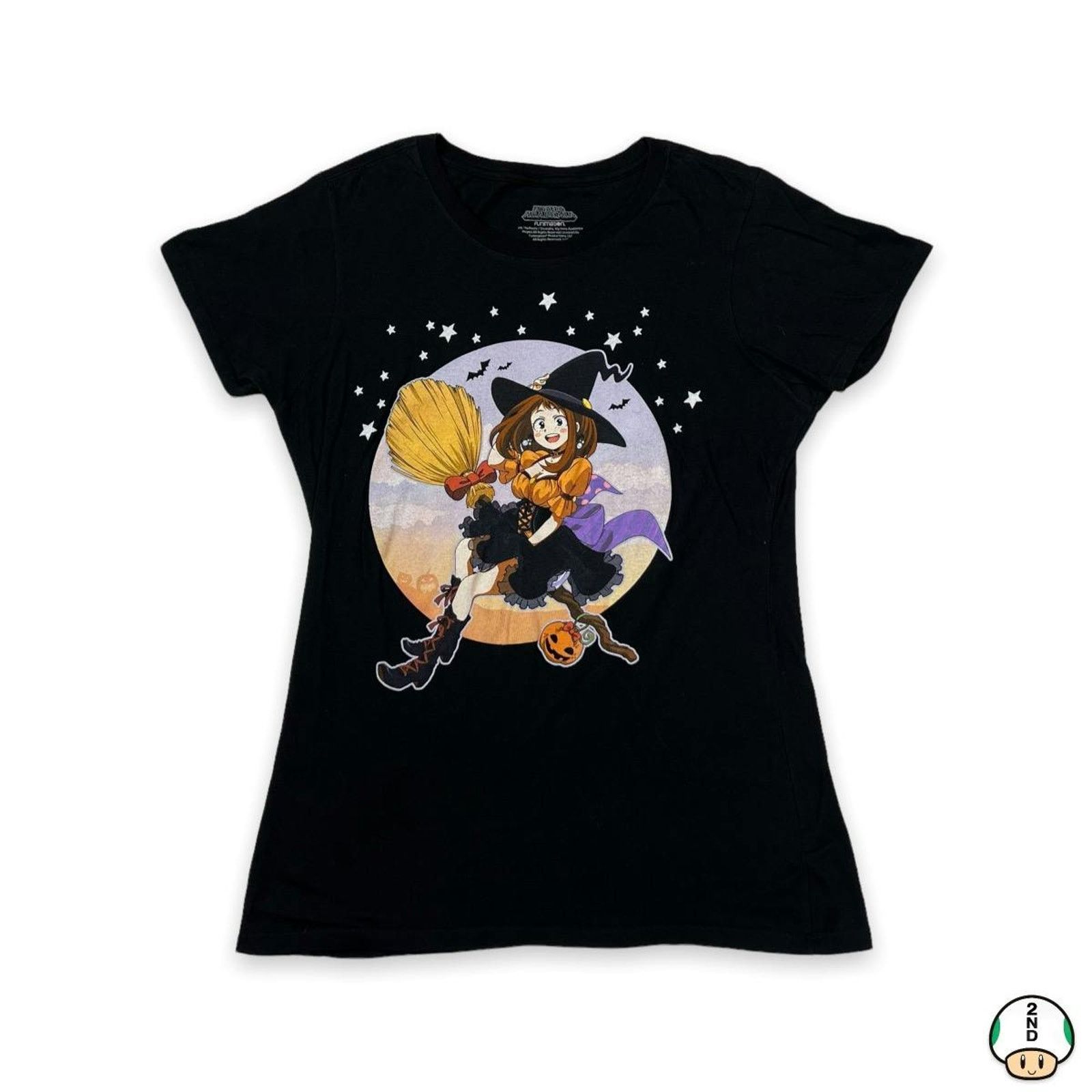 Anime × Japanese Brand × Vintage My Hero Academia Large Ochaco Witch Girl Anime Graphic Tee Size L / US 10 / IT 46 - 1 Thumbnail