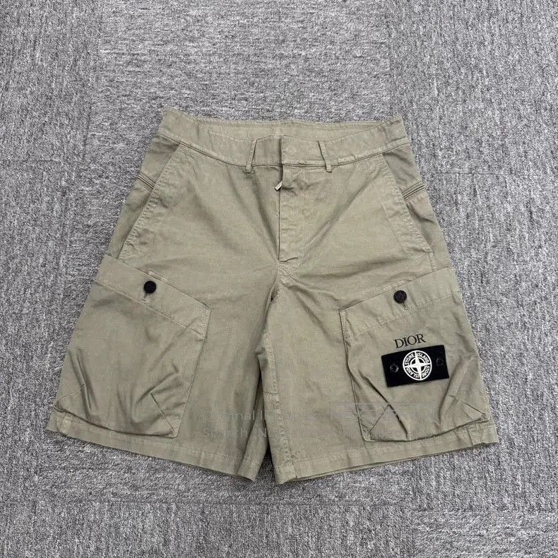 Dior Dior Stone Island Embroidered Logo Shorts. Size US 44 / EU 60 - 1 Thumbnail