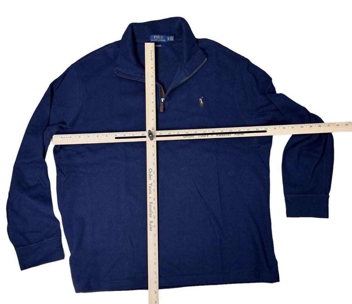 Polo Ralph Lauren Polo Ralph Lauren Estate Rib 1/4 Zip Pullover Sweater Size US XL / EU 56 / 4 - 2 Thumbnail