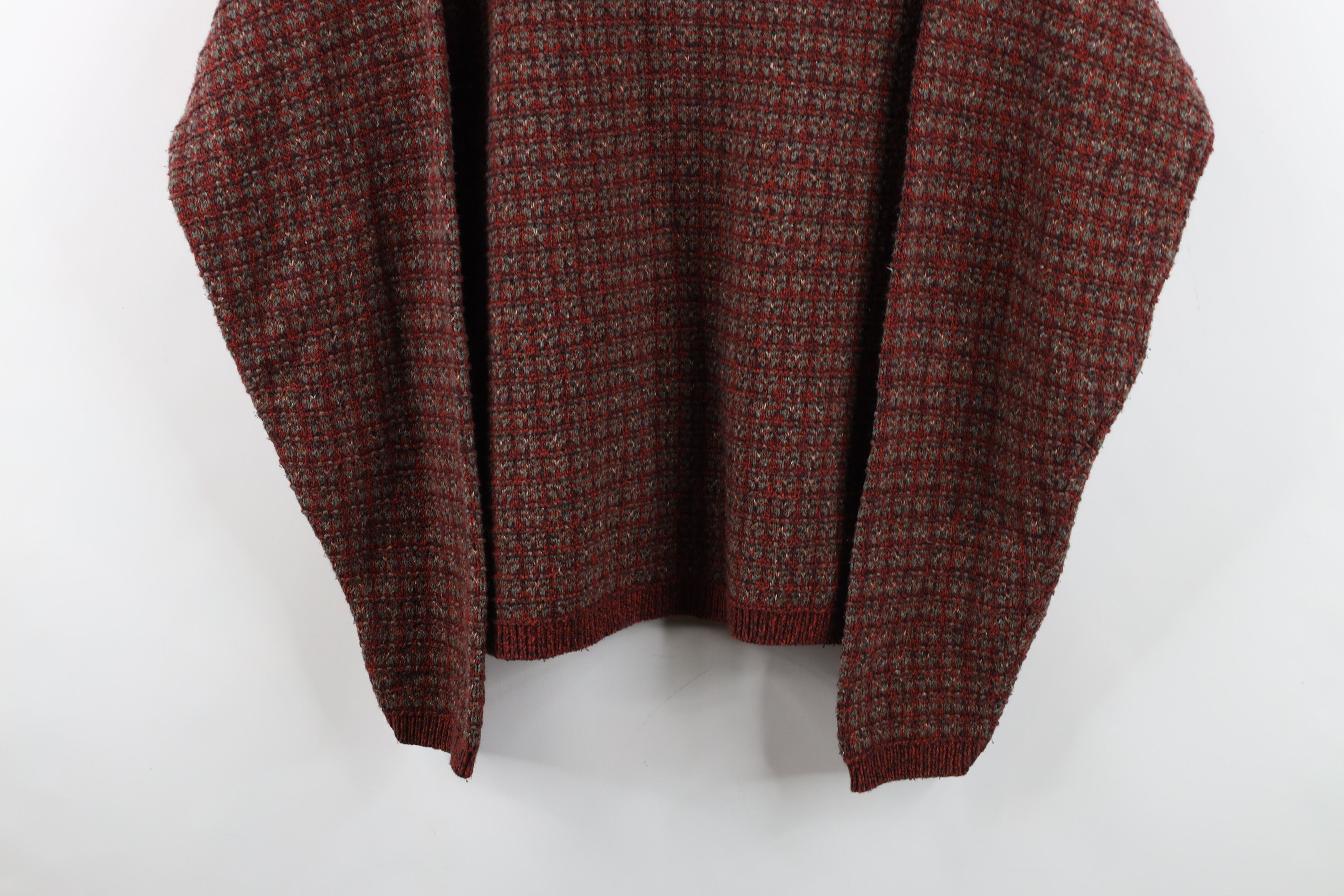 Vintage Vintage 90s Streetwear Ribbed Knit Crewneck Sweater Size US L / EU 52-54 / 3 - 3 Thumbnail