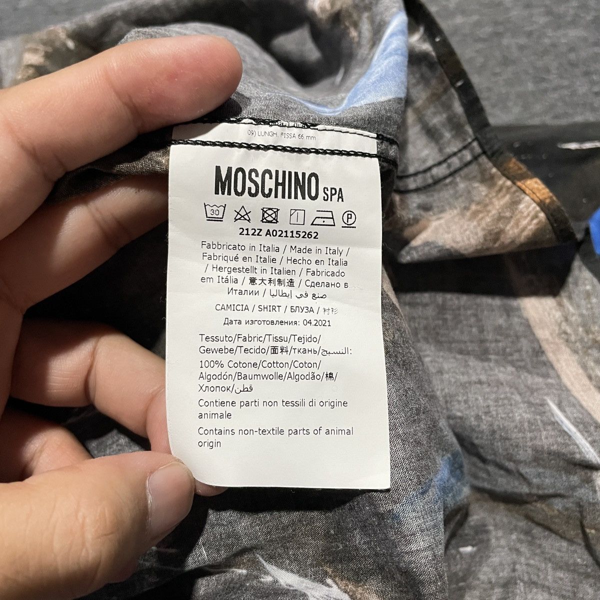 Moschino moschino couture abstract print Size US L / EU 52-54 / 3 - 4 Thumbnail