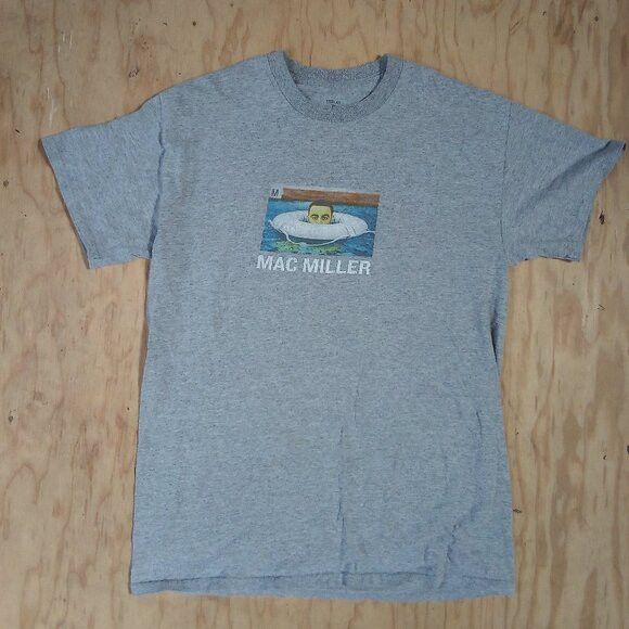 Band Tees Mac Miller Swimming Album Graphic T-Shirt Size US M / EU 48-50 / 2 - 2 Thumbnail