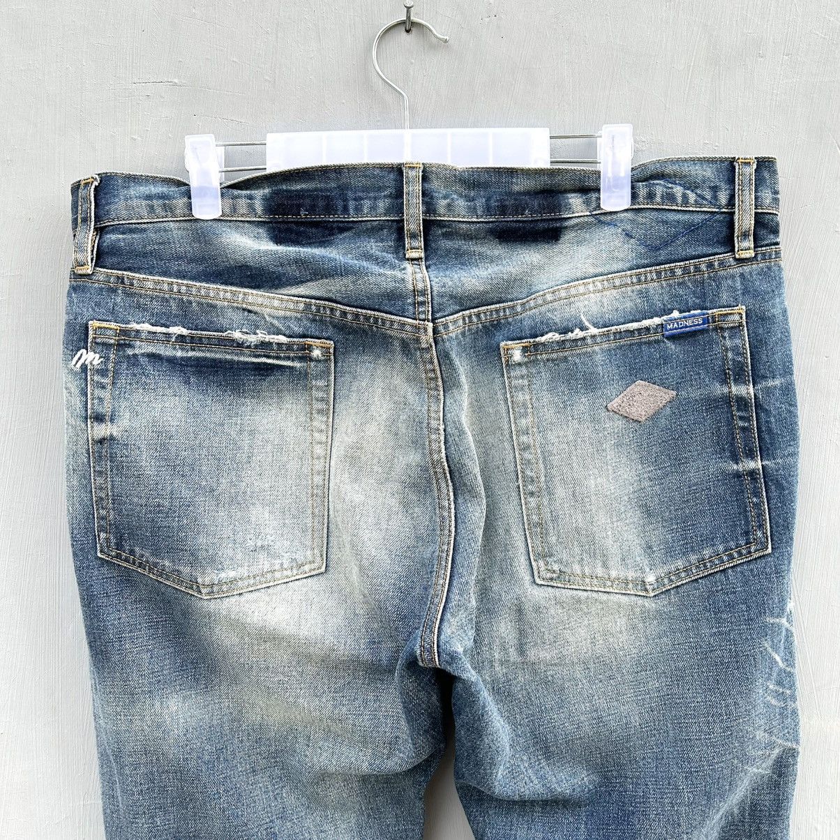 Madness MADNESS 24AW JAPAN Washed Distressed Denim Pants Size US 38 / EU 54 - 14 Thumbnail