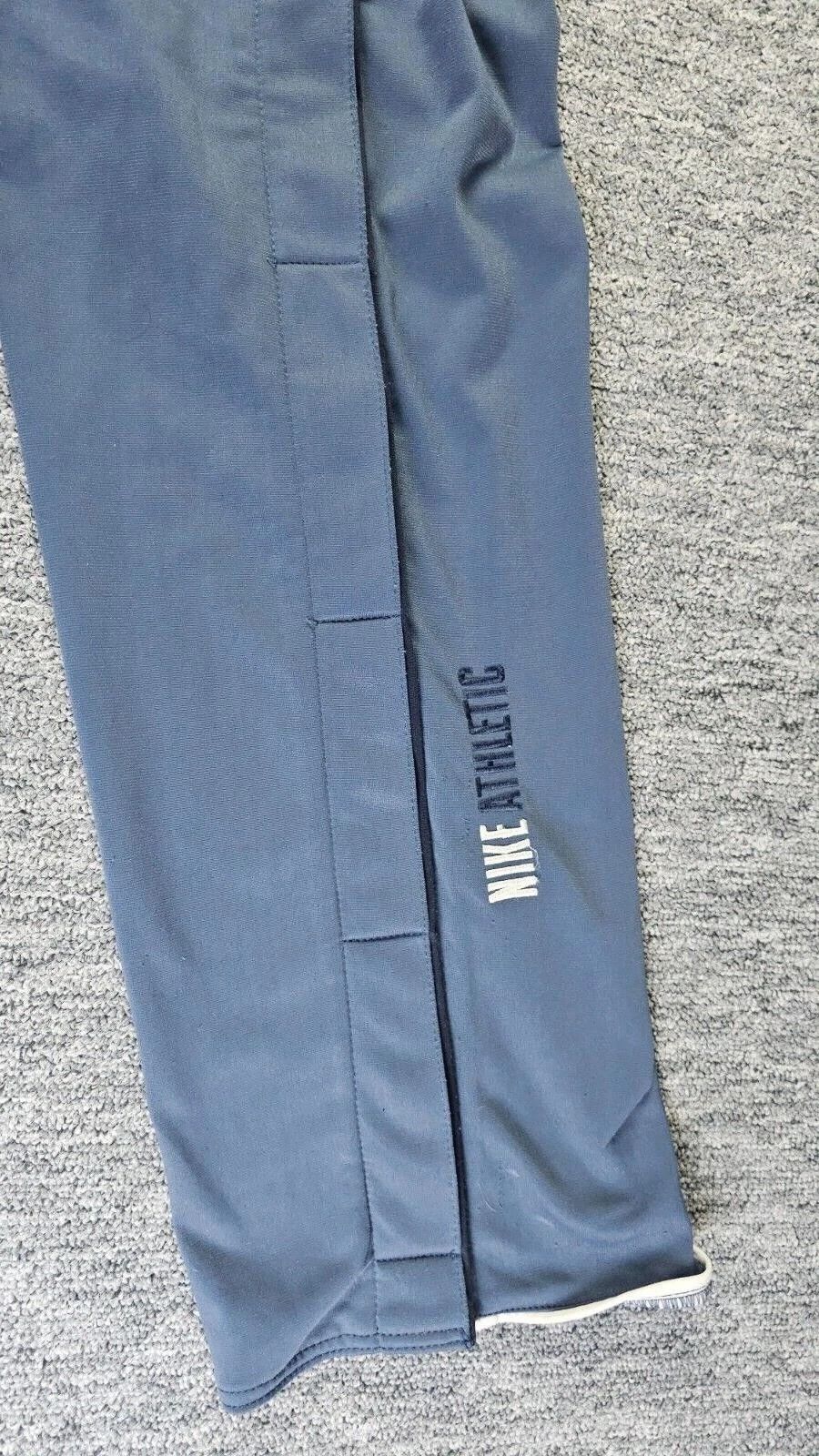 Nike Nike Breakaway Tearaway Snap Track Pants Blue Vintage Men XL Size US 33 - 10 Thumbnail