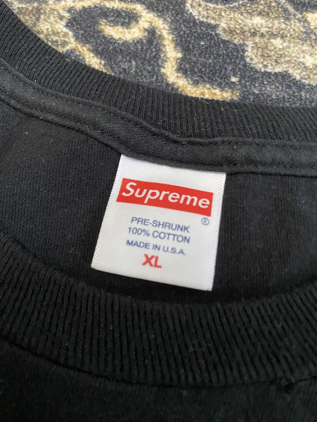 Supreme Supreme connected tee black Size US XL / EU 56 / 4 - 3 Thumbnail