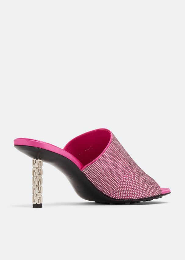 Givenchy o1srvl11e0225 G Cube Mules in Pink Size US 6 / IT 36 - 3 Thumbnail