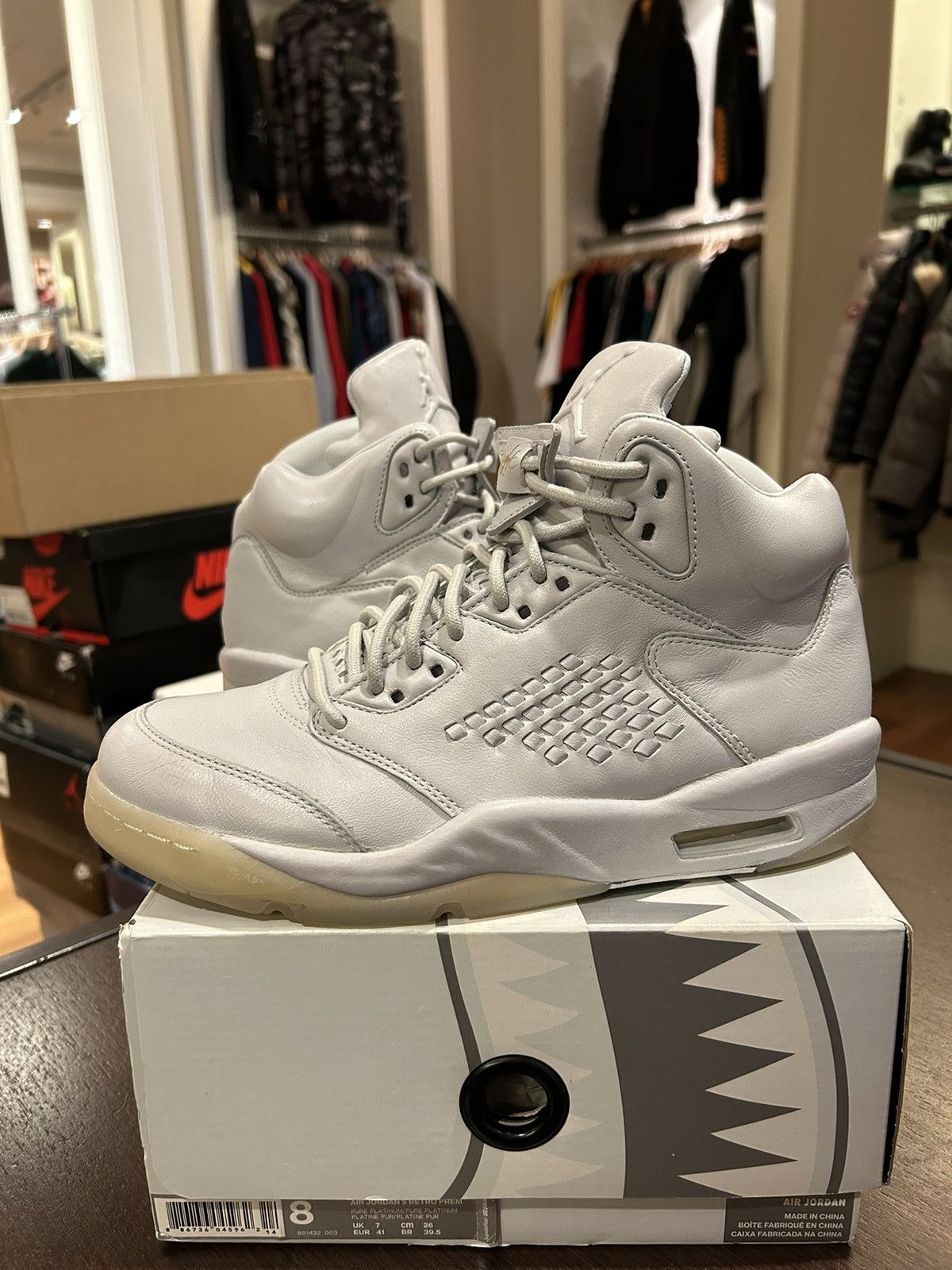 Jordan 5 premium pure platinum clearance