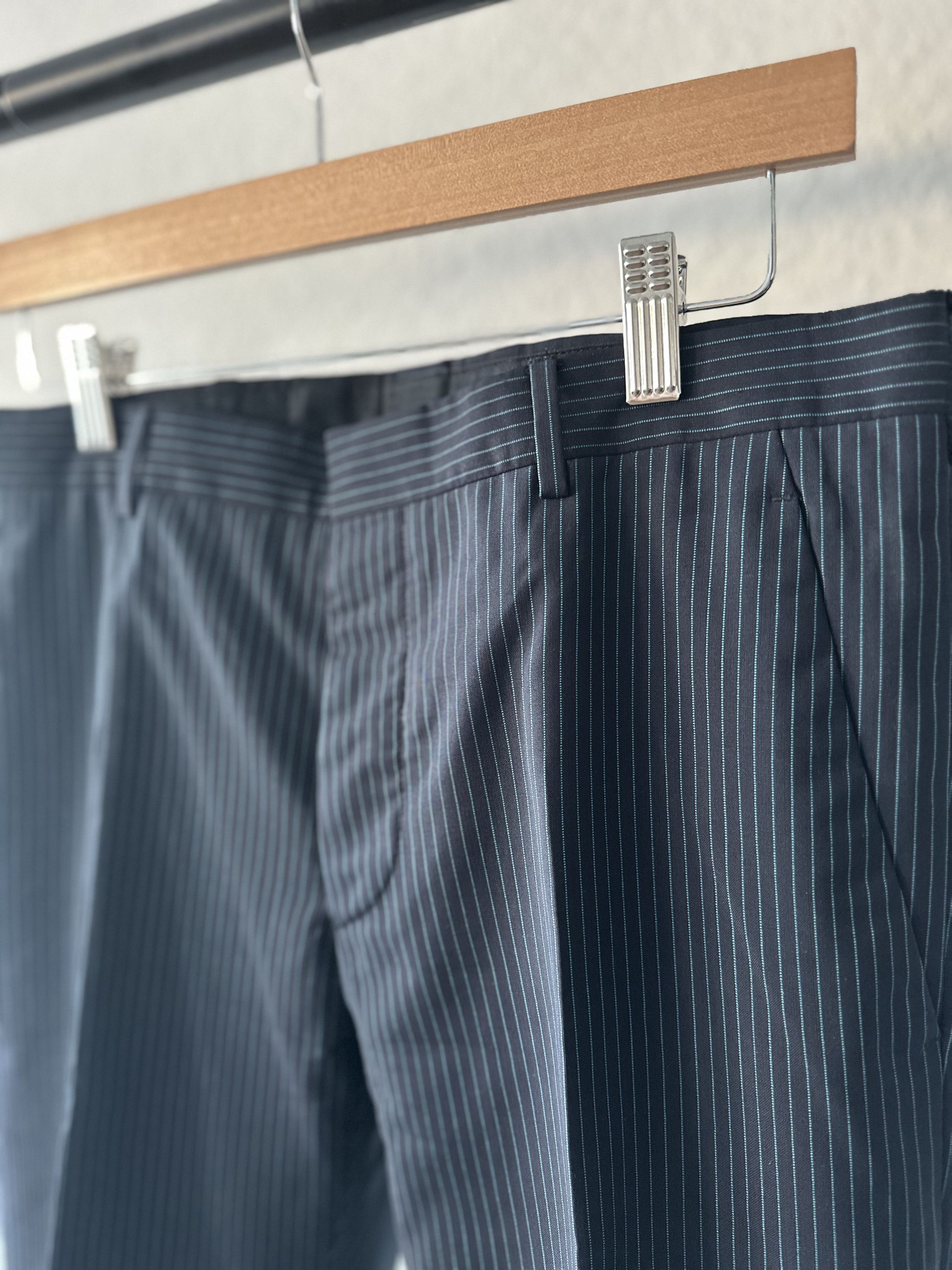 Prada Prada Virgin Wool Light Navy Pants Size 46R - 2 Thumbnail