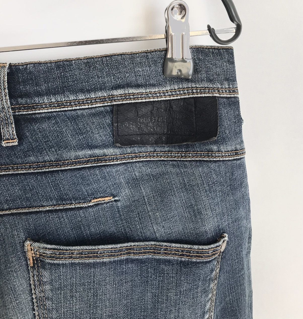 Neil Barrett Neil Barrett Vintage Skinny Jeans Dropped Crotch Sz 33 Size US 33 - 7 Thumbnail