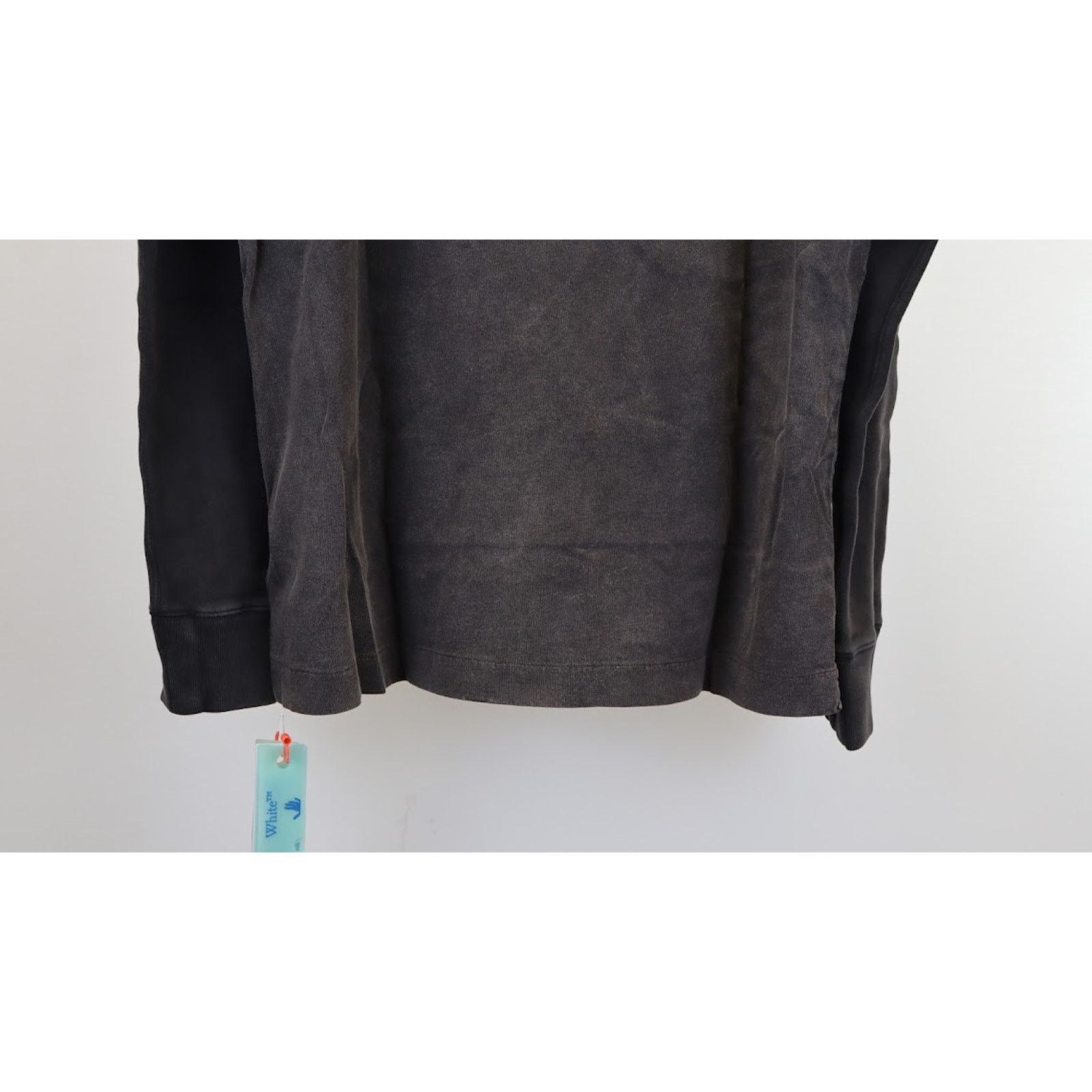 Off-White o1rshd1 GM Vintage Double Long Sleeve Hoodie in Black/Grey Size US S / EU 44-46 / 1 - 7 Thumbnail