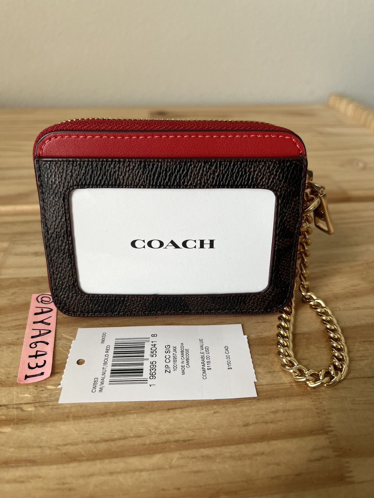 Coach Coach Card Case Size ONE SIZE - 2 Thumbnail