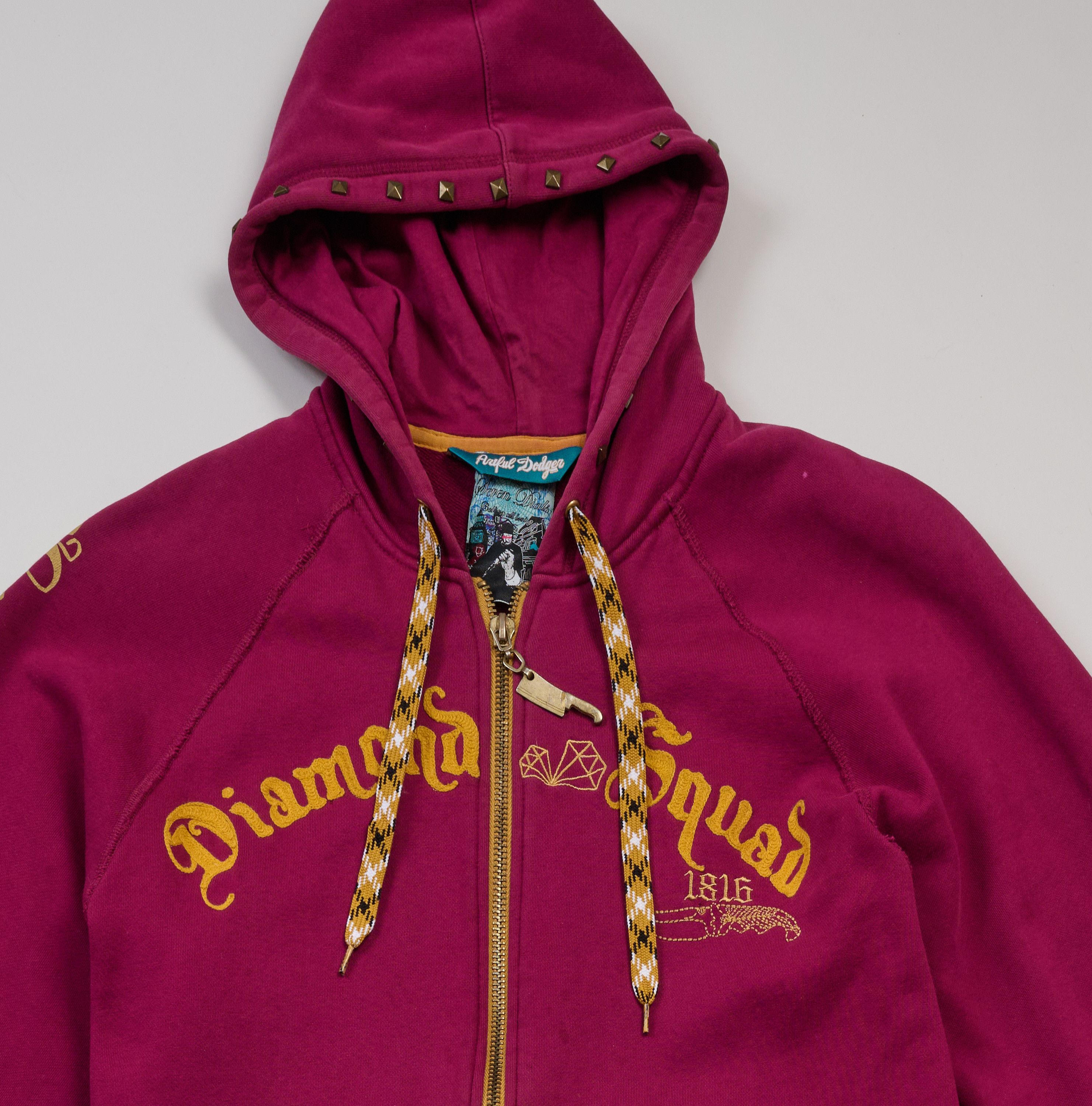 Artful Dodger Artful Dodger Studded Zip Hoodie Size US L / EU 52-54 / 3 - 4 Thumbnail