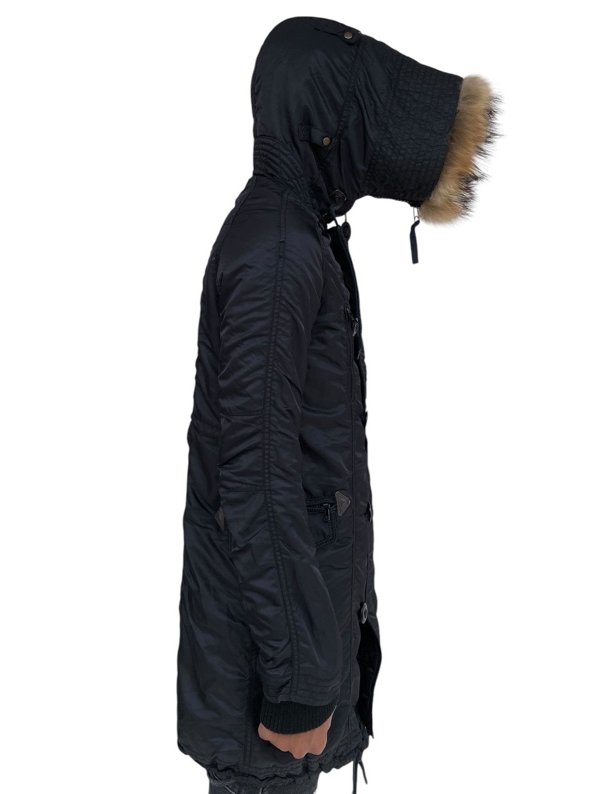 14th Addiction 2000s GOA - Fur Hoodie Apocalypse Jacket Size US M / EU 48-50 / 2 - 8 Thumbnail