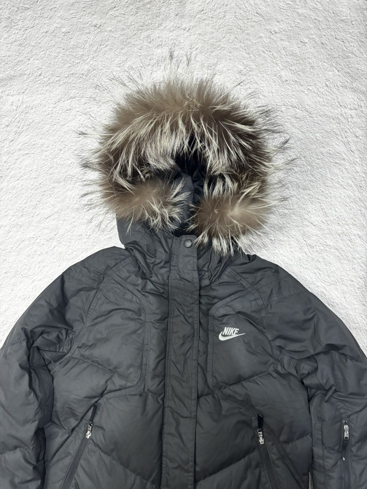 Nike Nike fur jacket hooded black Size US S / EU 44-46 / 1 - 3 Thumbnail