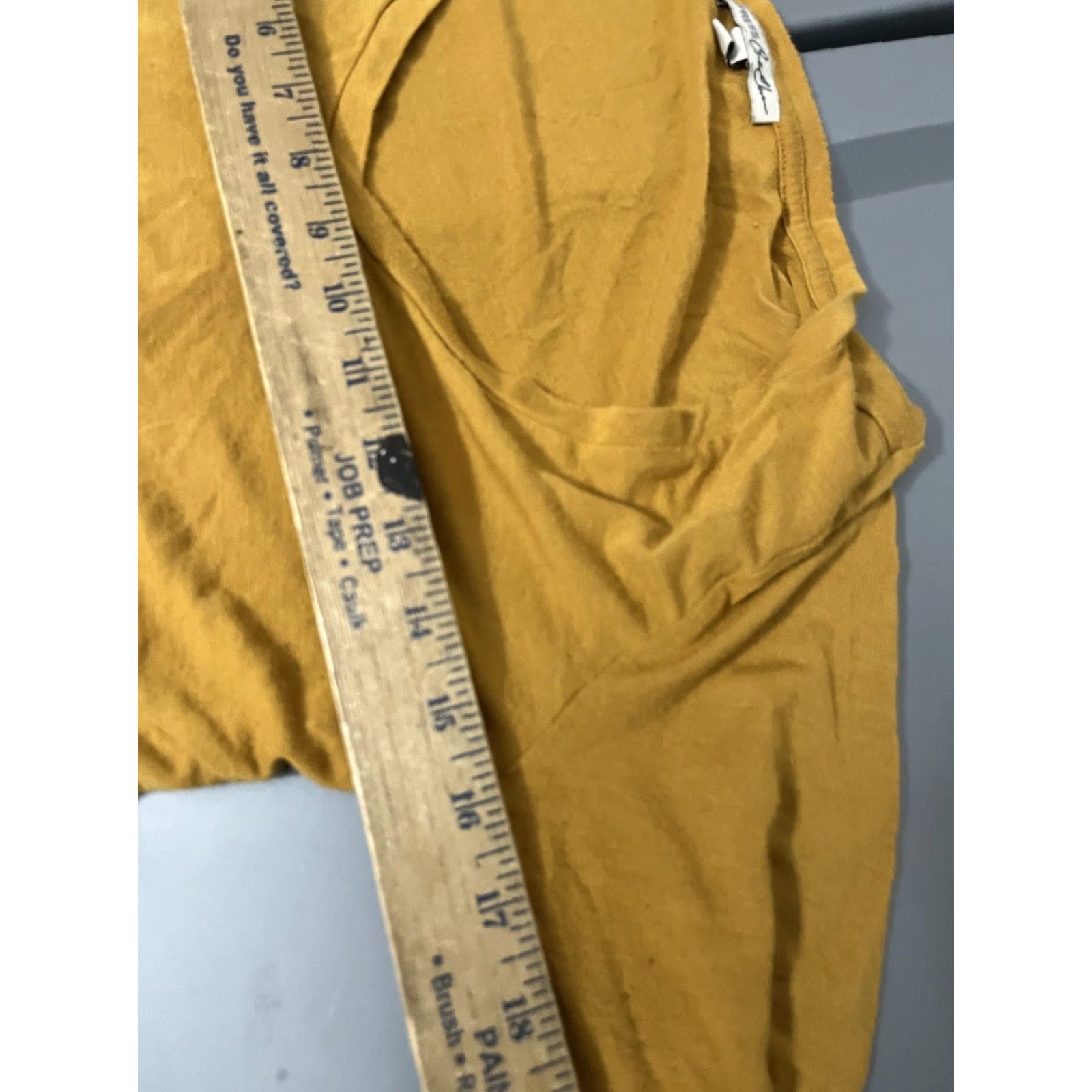 Express Express Women V Neck Long Sleeve Blouse Yellow 2XS XS XXS Casual Shirt Pullover Regular Size Yellow Express Size XXS / US 00 / IT 34 - 5 Thumbnail