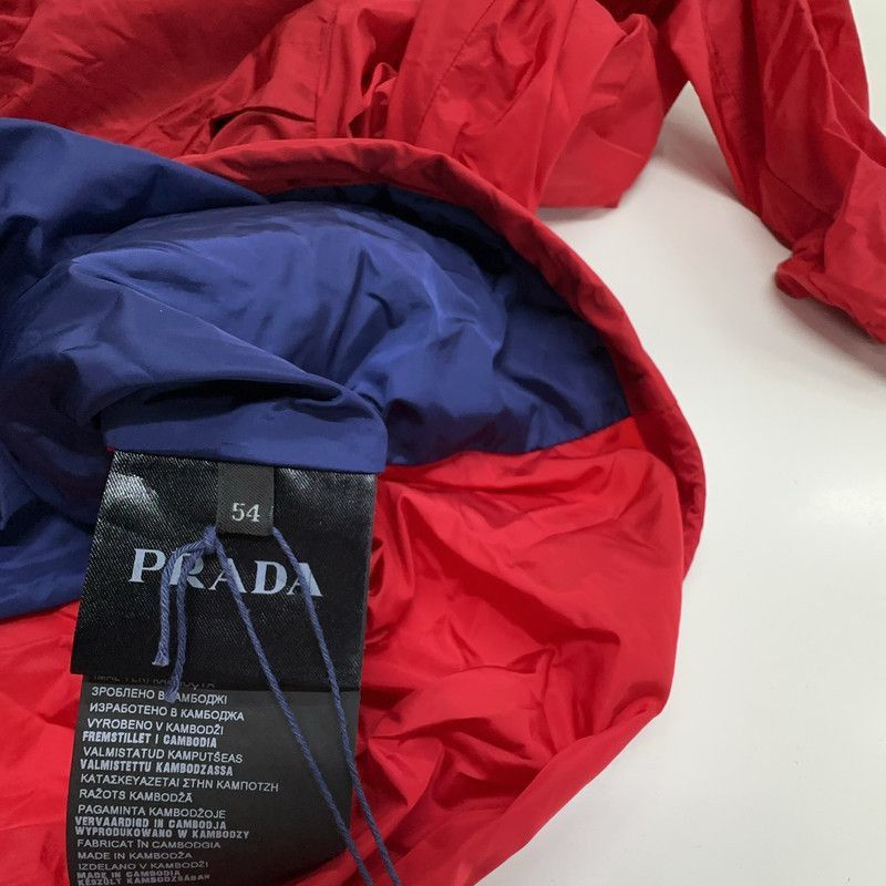 Prada Prada Red Hooded Classic Zip Jacket-2506 Size US XL / EU 56 / 4 - 7 Thumbnail