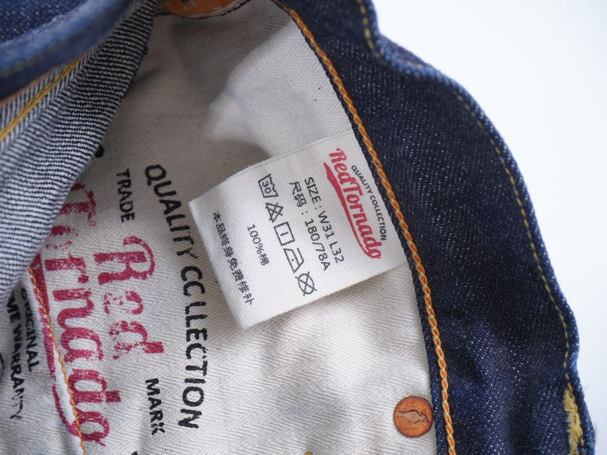 Japanese Brand Red Tornado Bronson Mfg. Blue Selvedge Denim Jeans sz 31 Size US 31 - 9 Thumbnail