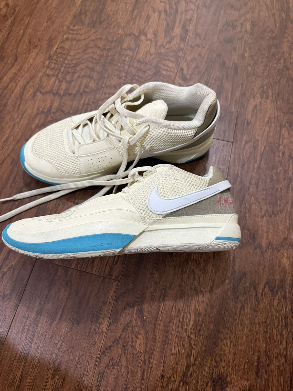 Nike Nike Ja Moran 1 Cream Size US 11 / EU 44 - 6 Thumbnail