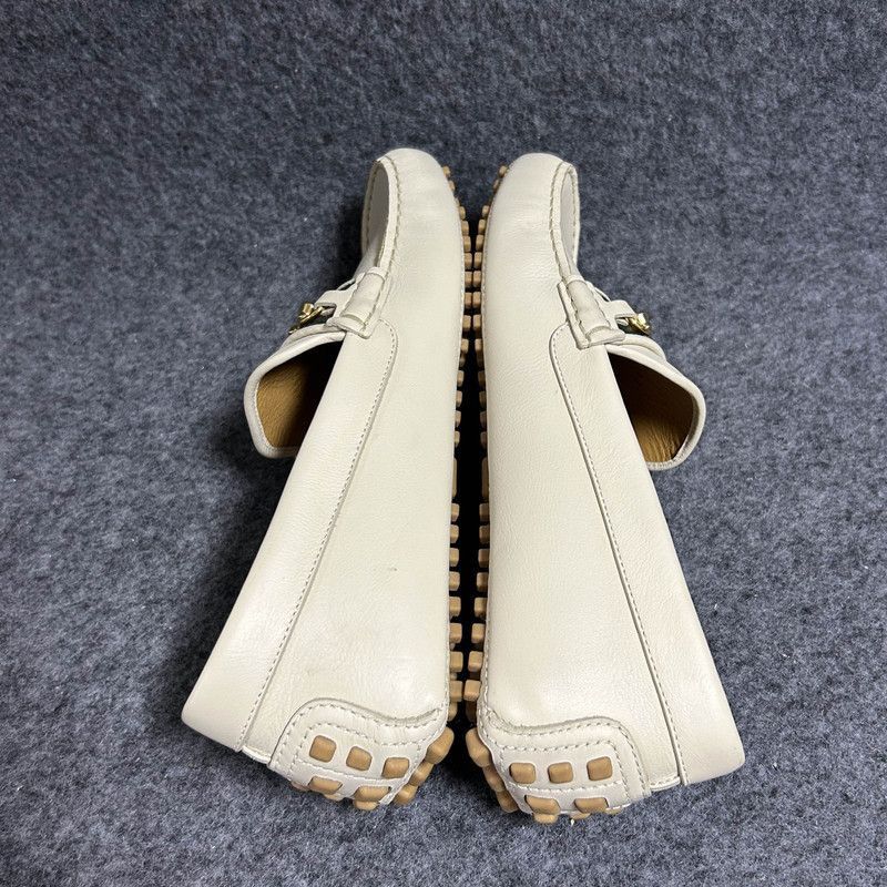 Gucci Gucci White Slip-On Casual Shoes for Men - Size US 10.5 / EU 43-44 - 7 Thumbnail