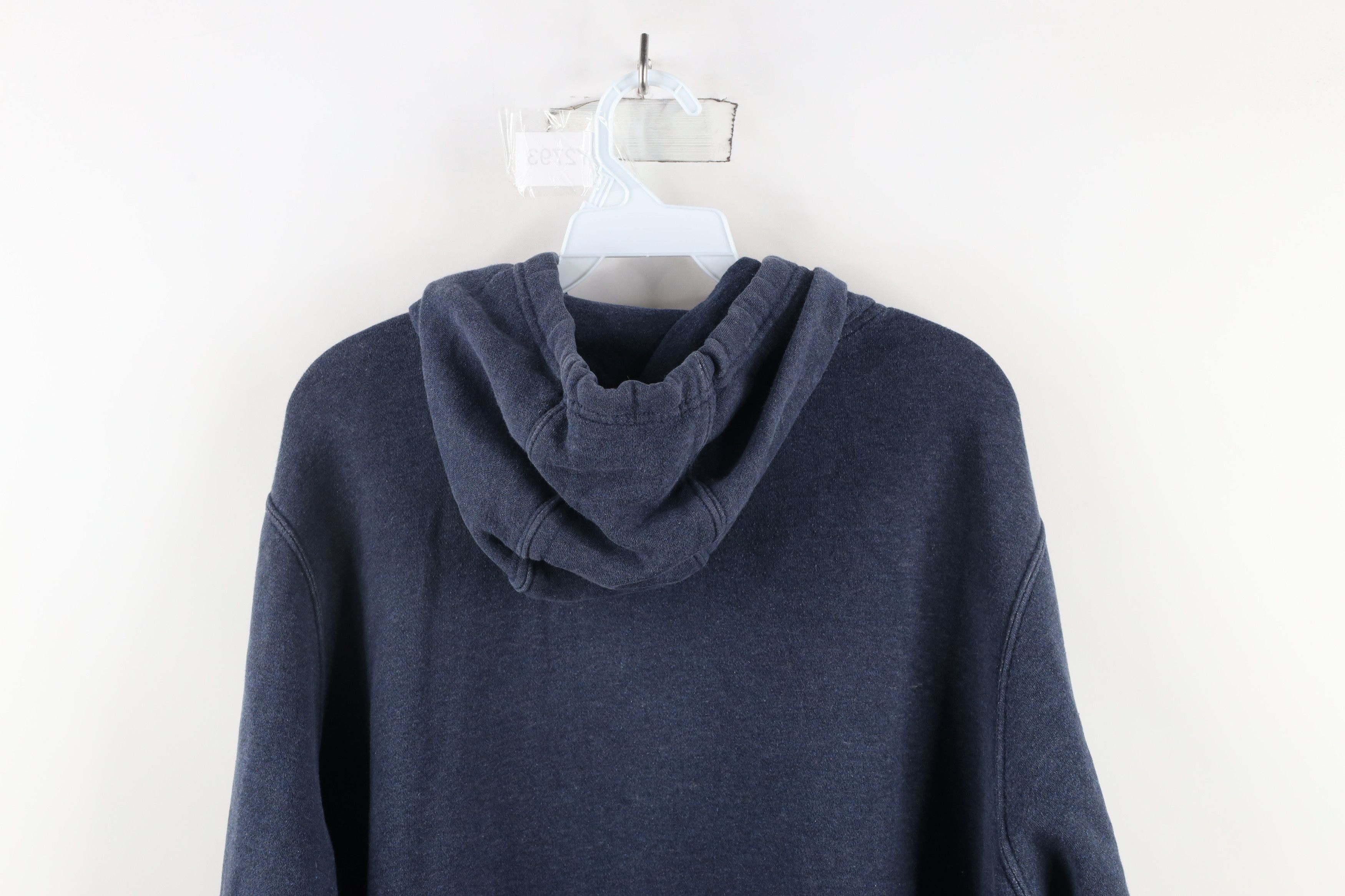 Nike × Vintage Vintage Nike Mini Swoosh Hoodie Sweatshirt Heather Blue Size US XL / EU 56 / 4 - 12 Thumbnail