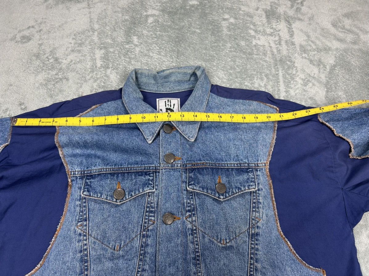 Jean Paul Gaultier Vintage Jean Paul Gaultier Fabric Switching Denim Jacket Size US M / EU 48-50 / 2 - 14 Thumbnail