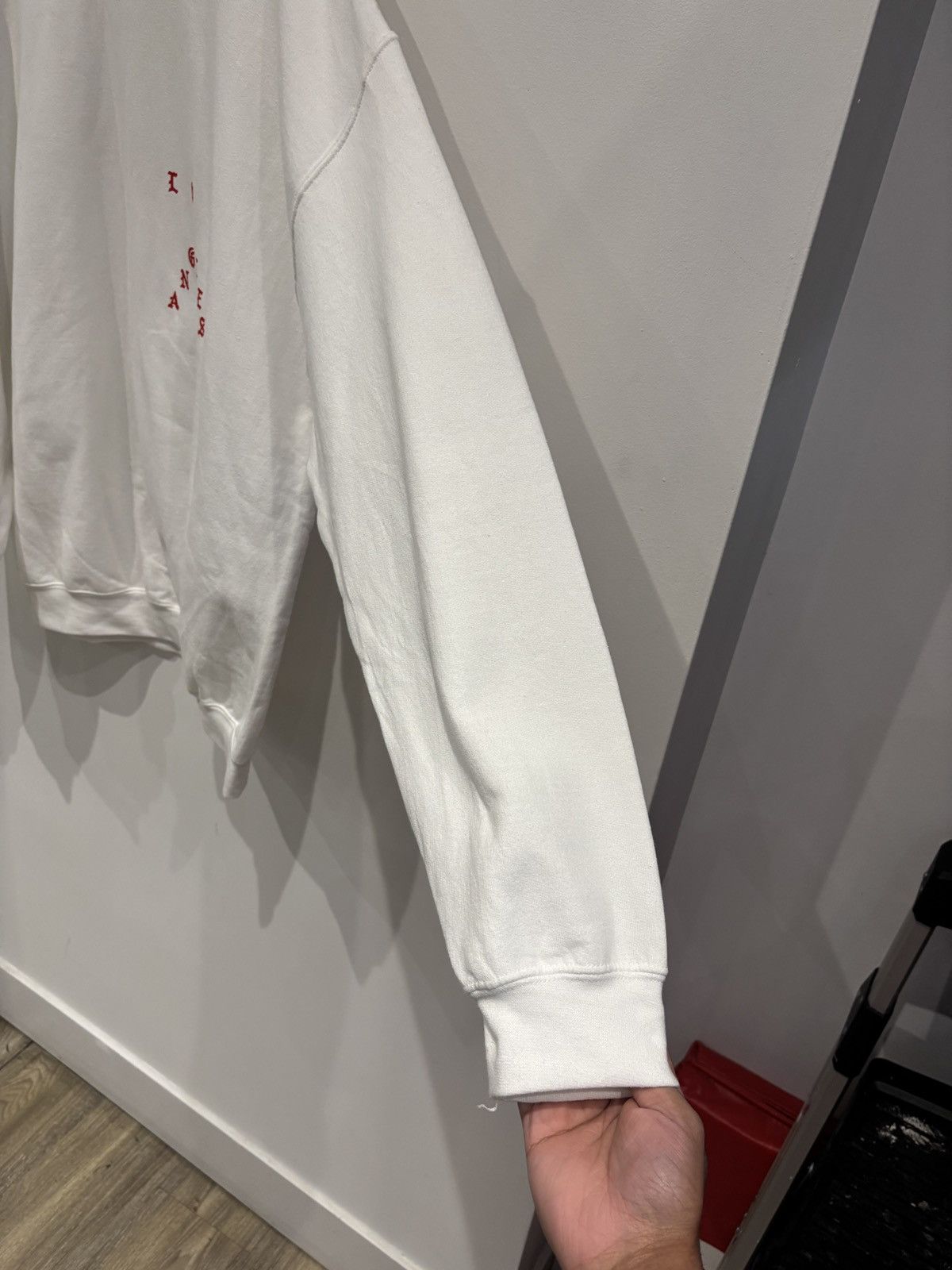 Kanye West Kanye West No More Parties in LA Sweatshirt White/Red Size US XXL / EU 58 / 5 - 3 Thumbnail